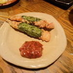 ささみしそ巻き+梅肉