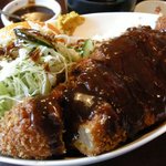 Akebono Ya - 「味噌かつ丼」のアップ写真