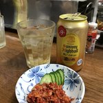 北浦酒店 - ハイボールとチャンジャ