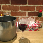 スパゲッティとカレーの店ハッシュ - decanter赤ワイン！