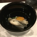 大志満 - 火あぶり鮎　湯葉ふかし