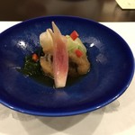 鯵と加賀大胡瓜