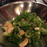 ホルモン豚金 - 青ねぎポン酢