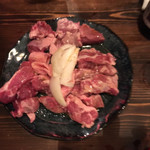 ホルモン豚金 - 豚 肉おまかせ盛 塩 2人前