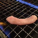 ホルモン豚金 - コブクロ焼き焼き風景