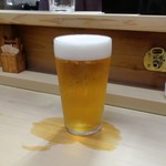 家庭料理 小川 - 生ビール