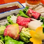 すき焼割烹 日山 - ローストビーフ