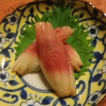 Atenikomi Sakana Satou - みょうがの漬物450円