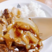 横浜中華街 北京飯店 - 早速頂いてみると～いい感じに中華の香りとジャパンなカレーの融合♪