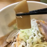 味の天徳 - 【2018.9.28】食べやすいように小さくカットされたメンマ。