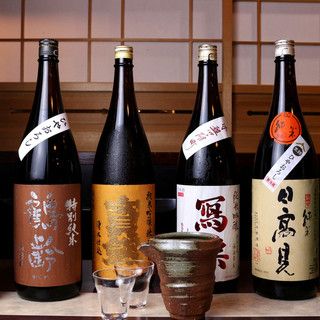 ◆Carefully selected sake available◆We have about 6 to 7 types of sake that go well with the dishes.