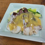大甚 - トリガイとわけぎの酢味噌あえ