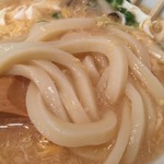 こなから - 明太あんの玉子とじうどん+天ぷら3種（1000円）