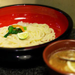 鴨錦 - つけ鴨うどん(冷)並（780円）