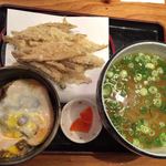 うどん和助 - ゴボ天うどんとミニ牛とじ丼セット