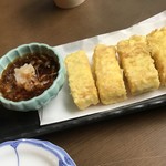 味処 そばの実 - 名物  出汁巻き玉子の天ぷら