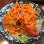 アジアンダイニング＆バー マチャプチャレ - 日替わりランチ税込780円のサラダ