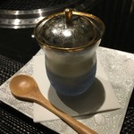 焼肉 喰心 - 杏仁豆腐