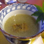 赤沢温泉ホテル - 牛蒡のすり流し　鰻のたまり煮