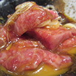 鳥茂 - 和牛刺し2