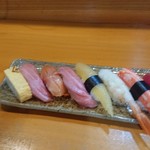 松寿司 - 特上にぎり左側アップｗ