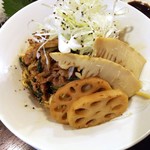 金町製麺 - スタミナ油そば