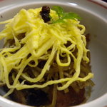 赤沢温泉ホテル - 赤沢会席　蒸し物　鰻の飯蒸し　キンピラ牛蒡　錦糸玉子　