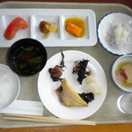 赤沢温泉ホテル - 父のお膳　シンプルです