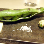 厨翠山   - 空豆炭火焼