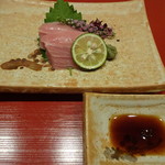 会席料理 かど36 - 生本鮪大トロ　芽物色々