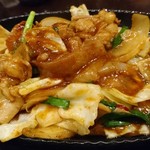 タンテール富士 - ホルモン鉄板