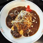 オムライスカレー1800円