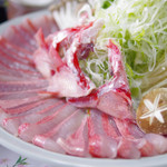 磯料理 一吉 - 金目鯛しゃぶしゃぶ