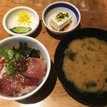 海おやじ - はまちのづけ丼