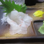 立呑み 魚椿 - 「活〆真鯛」(￥480)