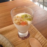 Hakko Cafe Kome-Hana - 「発酵ランチプレート」のミニヨーグルト