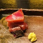 Fushikino - 対馬のカツオ　血合い　軽い漬け