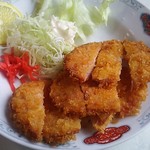 ふじや - 「ハムカツ」最終日に行った知人が注文、持ち帰りしてくれました