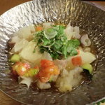 料理屋なかむら - 冷鉢：自家製豆腐土佐酢仕立て