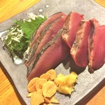 Izakaya Minori - 180826日　北海道　囲酒家みのり　生かつお刺680円