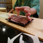 寿司茶屋 すし活 - 下の身が、この白身に！