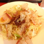 沖縄名物 豚足専門店 豚三郎 - カラソバ　ねぎ塩たれ　