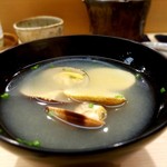 日本橋蛎殻町 すぎた - 浅利お味噌汁