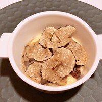 ジュー ドゥ マルシェ - ポルチーニ茸のリゾットトリュフがけ