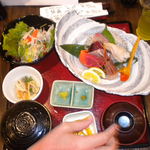 魚眞 - 刺身定食