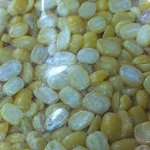 カシミール - 物販コーナーで買ったイエロームングダール1kg(400円)