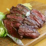 Carefully selected! grilled beef skirt steak