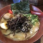 分田上 - 【2018.9.23】ラーメン700円+きくらげ100円+味玉100円