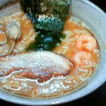 同じく魚介醤油の普通盛り