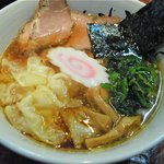 中華そば 鏡花 - チャーシューワンタン麺